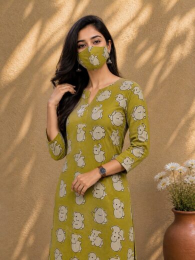 Kalamkari cotton kurthis